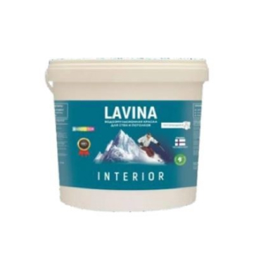 Lavina Interior водоэмульсия для стен и потолков/протирающаяся 1 кг