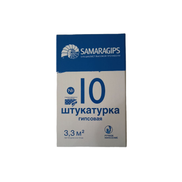 Штукатурка гипсовая ручного нанесения не требует шпатлевания Samaragips 10